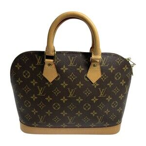 Louis Vuitton Monogram Alma Handbag Brown